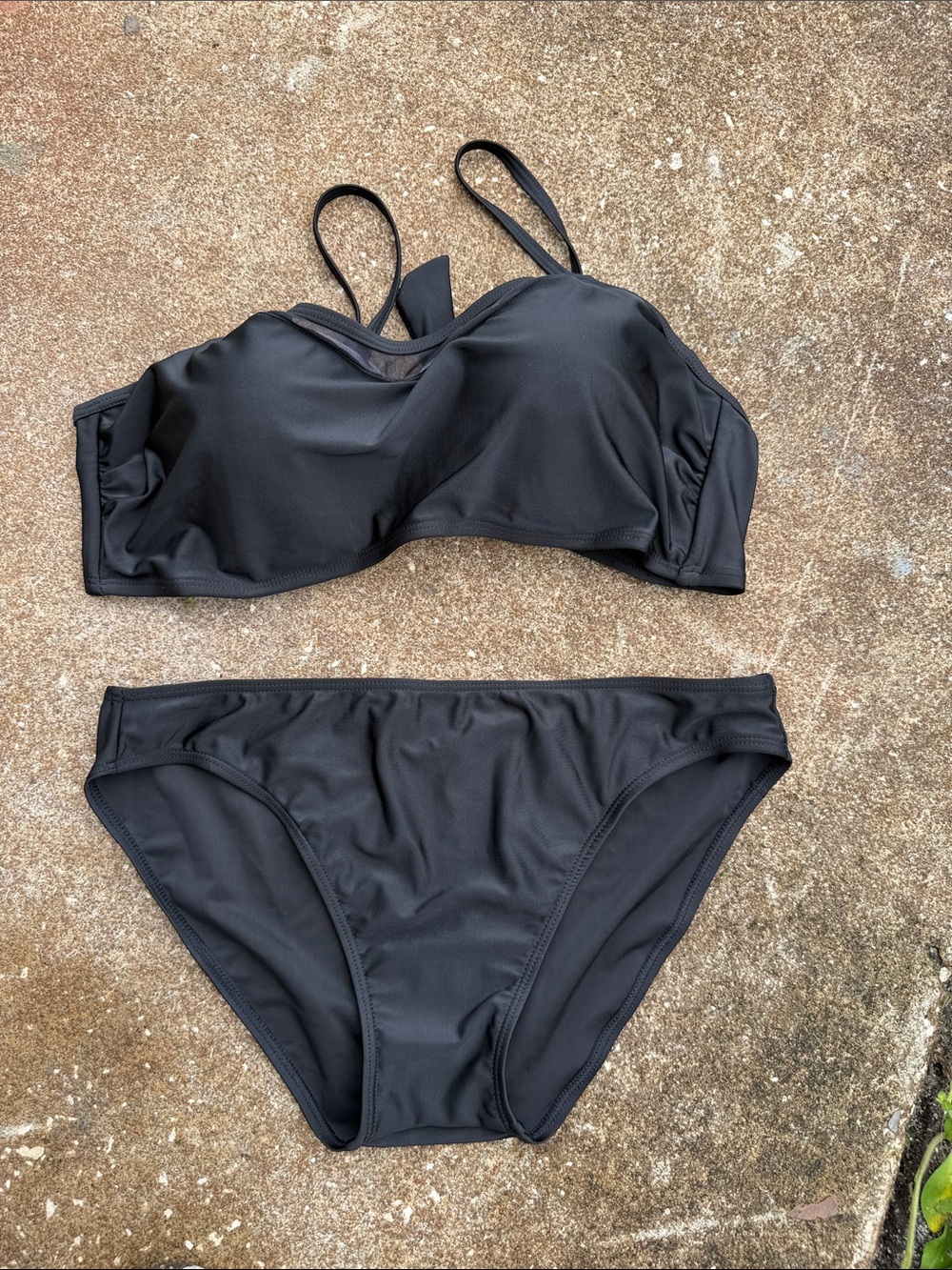 Black Women’s Bikini Set - Classic Two-Piece Swimwear. Size 2XL-NWOT